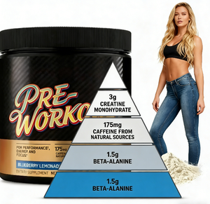 Premium Creatine Pre-Workout Powder Natural Formula for Men Women, Gym Sports Fitness Strength Energy Support - Product Image 5