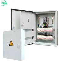Tableau de distribution triphasé en acier pré-câblé avec disjoncteurs 63A/100A MCCB MCB, coffret de commande industriel mural IP54 personnalisable