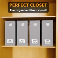 Vente en gros Lot de 4 cubes en tissu Organisation pliable Housses de couette Literie Organisateur de draps de lit