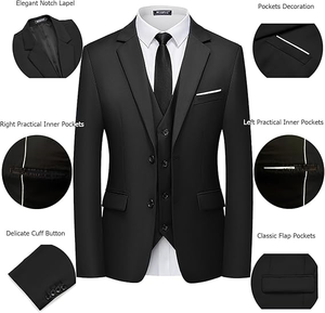 <span class=keywords><strong>Costume</strong></span> sur <span class=keywords><strong>mesure</strong></span> <span class=keywords><strong>grande</strong></span> taille pour homme, ensemble 3 pièces pour affaires, bureau, mariage européen, Yimita, fabrication sur <span class=keywords><strong>mesure</strong></span> en usine - Product Image 4