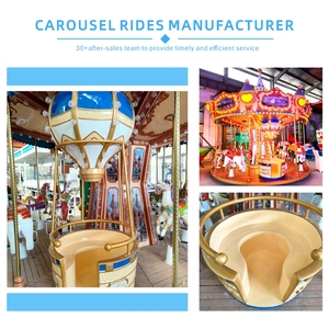 Carrusel Infantil de Fibra de Vidrio <span class=keywords><strong>para</strong></span> Interiores, <span class=keywords><strong>para</strong></span> <span class=keywords><strong>Parques</strong></span> de Atracciones y Centros Comerciales - Product Image 5