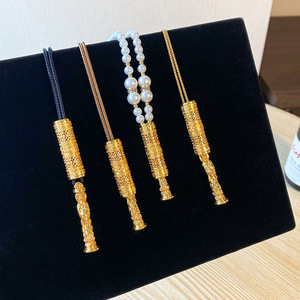 Auspicious Guanyin Buddha Tassel Necklace Zinc Alloy Women's Fashion Sweater Chain Gift Yiwu Origin - Product Image 5