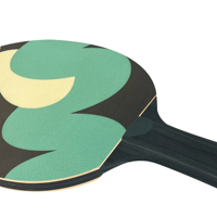 Raquette de tennis de table de haute qualité pour le divertissement sportif, raquette de ping-pong imprimée, bon prix