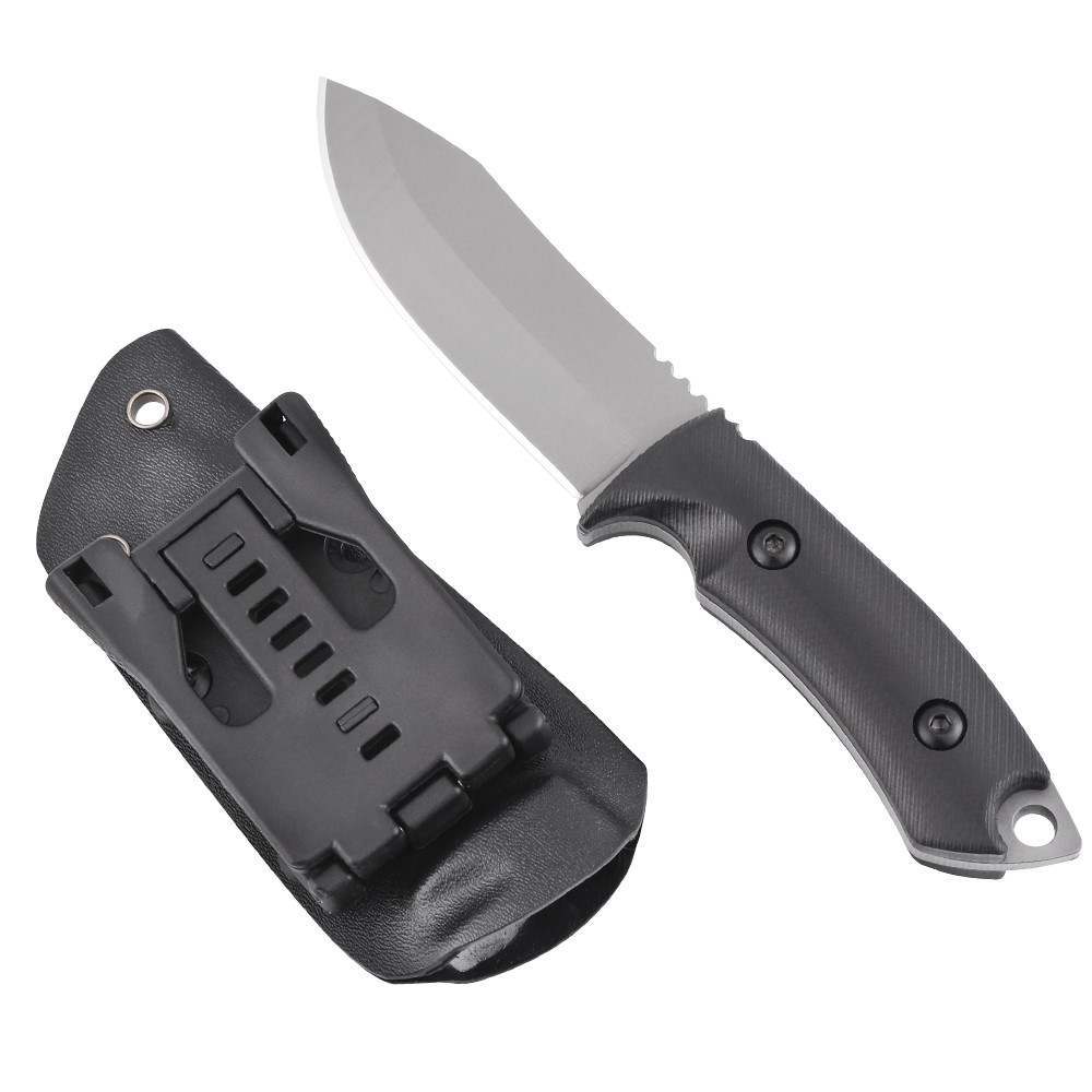 Yang Jiang G10 Steel Camping Hunting Knives Fixed Blade Outdoor Tactical Knife with Kydex Sheath