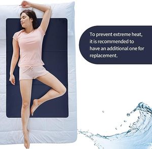 Cuscinetto di raffreddamento freddo tappetino per il letto Gel ghiaccio per cuscino grande Gel impacco di ghiaccio perfetto per la notte sudorazioni emicranie febbri vampate di calore - Product Image 6