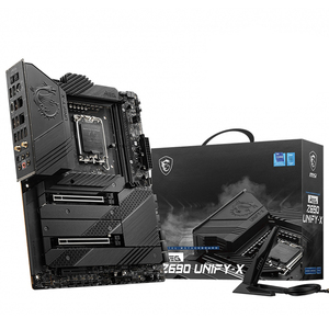 เมนบอร์ดมือสอง MEG Z690 UNIFY-X พร้อม WIFI และรองรับหน่วยความจำ DDR5 รองรับซีพียู Intel Core/Pentium Celeron รุ่นที่ 12 MEG Z690 UNIFY-X MEG Z690 - Product Image 3
