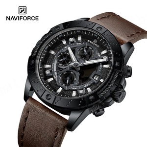 NAVIFORCE 8055 RGBDBN Factory Selling Fashion Men Chronograph Quartz Watches Sport 30m Waterproof Wristwatch for Luxury Watch - Product Image 6
