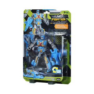 Juguete Robot Transformable Avanzado para Niños Pequeños, Modelo de Avión de Metal Fundido con Fricción Inercial - Product Image 3