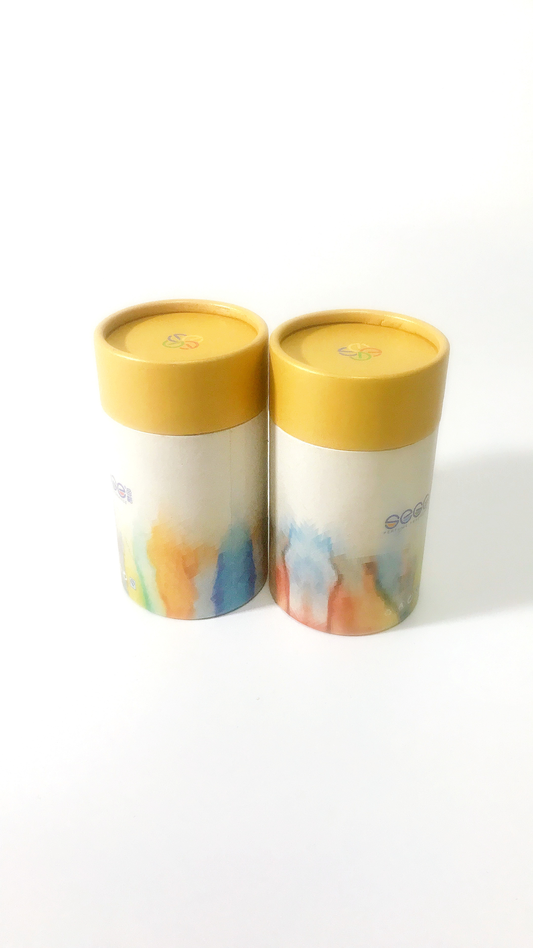 UV Coating Custom Paper Tube Packaging , Varnishing Paper Recycling Containers