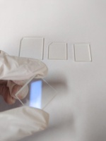 Filtre en verre UV-IR personnalisé, bloque les UV 320~400 nm et les IR 750~900 nm, options de revêtement multiples pour caméra, projecteur, vision industrielle