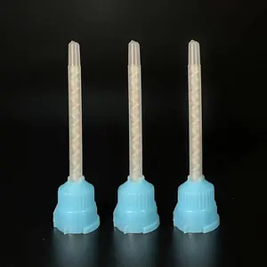 Static Mixing Tube Plastic MB3.2-16L1:1 AB Glue Disposable Epoxy Mixer the flat end can be connected to the needle nozzle