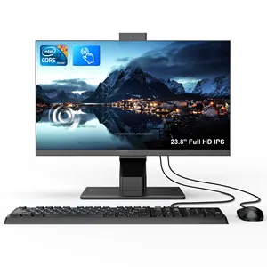 27 inch Desktop computer with in-te-l core i3 i5 i7 i9 ddr 4gb 500gb hdd all in one PC portable computers desktops