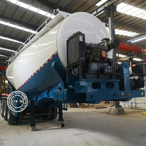 New &amp; Used 3Axle 65cbm 60Ton Pneumatic Semi Truck <strong>Trailers</strong> Dry Bulk Cement Tanker <strong>Storage</strong> Powder Transport 60Ton Tanker <strong>Storage</strong> - Product Image 2