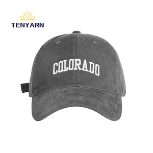 Бейсболка Tenyarn с вышитым логотипом Colorado, женская шляпа для папы, кепка для мужчин, оптовая продажа