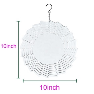 Qualisub 8Inch 10Inch Hình Dạng Khác Nhau Nhôm Gió Chimes Gió Spinner Thăng Hoa Gió Spinners Khoảng Trống Cho Tùy Chỉnh In Ấn - Product Image 5