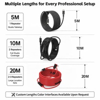 10 Metre USB C - USB C 3.2 Gen 1 Uzatma Kablosu 5Gbps Dik Açılı Düşük Gecikmeli Esnek TPE Endüstriyel Tıbbi Ekipman Toptan Satış