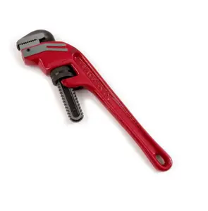 Factory Price Pipe Wrench Heavy Duty Aluminum Drop Forged Adjustable Plumbing Wrench Tool Offset End Pipe Wrench