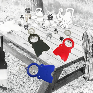 <span class=keywords><strong>Led</strong></span> ánh sáng mở chai Keychain với 1m Băng biện pháp 3 màu sắc tùy chỉnh in cho rượu vang & Bar sử dụng - Product Image 3