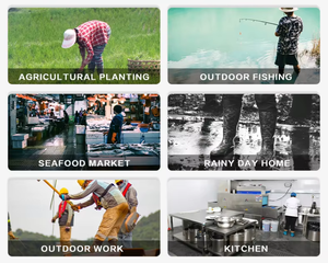 YLR608 Modegroothandel Kniehoge Comfortabele Veiligheidslaarzen Waterdichte PVC Heren Regenlaarzen voor Werkzaamheden - Product Image 5