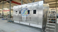 Laveuse à double porte à passage d'eau froide, nettoyeur haute pression électrique neuf pour la transformation alimentaire