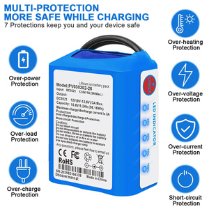 Batterie cylindrique rechargeable à semi-conducteurs 3,7 V 1800 mAh haute capacité avec cathode pour usage extérieur - Product Image 2