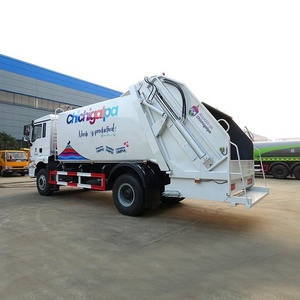 รถบรรทุกอัดขยะไฮดรอลิก SHACMAN 4X2 พร้อมใช้งานสำหรับงานวิศวกรรมเทศบาลและงานรีไซเคิล - Product Image 4