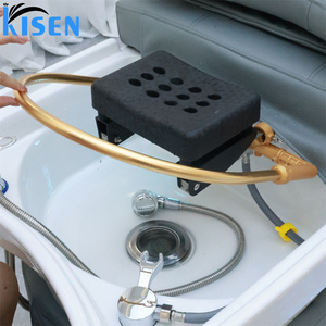 เก้าอี้นวดสระผมหนัง PU รุ่นใหม่ทันสมัยของ KISEN พร้อมเตียงนอนสปาไฟฟ้าสำหรับนวดตัวและสระผม - Product Image 5