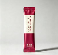 Sachet Doypack Personnalisé avec Fermeture Éclair, Scellable à Chaud, en Nylon et Plastique, Petit Format Noir, Emballage Plastique Ziplock