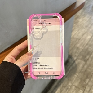 Luxury Tpu <b>Pc</b> Clear Transparent Mobile Phone case for iphone 16 Plus 15 14 Pro,for iphone 17 Pro Max case Antishock Corner - Product Image 2