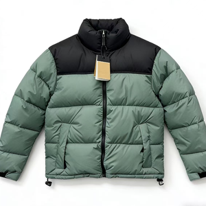 Veste d'hiver matelassée en coton uni, style polo, <span class=keywords><strong>softshell</strong></span>, effet matelassé, brillante, pour <span class=keywords><strong>homme</strong></span>, de la collection <span class=keywords><strong>North</strong></span> Designer Outerwear - Product Image 3