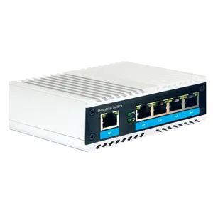 10/100m 5 Port endüstriyel ağ anahtarı endüstriyel Ethernet yönetilmeyen DIN ray ağ anahtarı IP40 seviye koruması ile