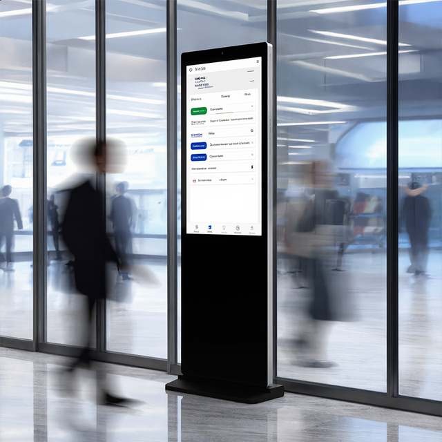 32 43 55 55 65 Inch Capacitive/Infrared Touch Screen Monitors Airport/metro Lcd Advertising Display Signage Display Advertising