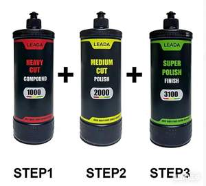 Composé de polissage abrasif 3 étapes OEM d'usine pour correction de peinture et finition cirée, vente en gros - Product Image 4