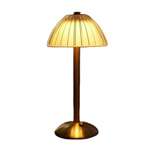 <span class=keywords><strong>Abat</strong></span>-<span class=keywords><strong>jour</strong></span> en acrylique, base en métal, lampe de table décorative moderne en cristal de verre, rechargeable, pour chambre à coucher, salle à manger - Product Image 1