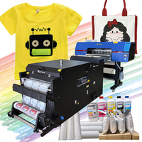 Plotter DTF I3200 de 60 cm, Profesional, de Doble Cabezal, Automático, Nueva Máquina de Impresión de Camisetas, Impresora de Inyección de Tinta, Agitador de Polvo, 1 Año de Garantía