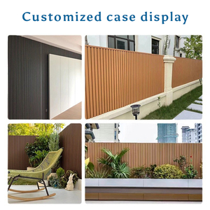 Panel de Revestimiento Exterior Moderno, Impermeable, Ecológico, de Madera y Plástico Compuesto (WPC), Acanalado / Rejilla / Panel Tipo Gran Muralla - Product Image 6