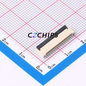 FPC-1.0HF-15PWAR-H20 FFC/FPC Connector SMD,P=1mm,Horizontal Mount Connector Flip Cover Type Double Side Contact / Top Bottom - Product Image 1