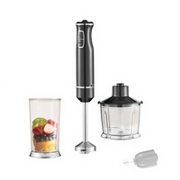 Mixeur plongeant multifonction pour la maison avec récipient en plastique, 6 vitesses (1000W), contrôle progressif et corps détachable