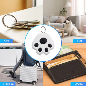 Zenidoo Smart Mini Plastic <b>GPS</b> Tracker Key Kids Bag Finder Dog Cat Pet Locator Bluetooth 4G/5G Real-Time Tracking Android/iOS - Product Image 5