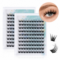 Extensions de cils en gros d'usine, cils individuels, cils naturels à bande fine et douce, adaptés à un usage quotidien