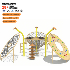 Ngoài trời leo dây thừng cho trẻ em sân chơi ngoài trời thiết bị dây leo net với Spider Rope Net leo núi & leo dây thang - Product Image 1