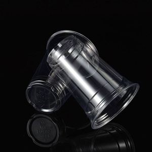 Gobelets en plastique PET transparents personnalisés avec logo, avec couvercles, jetables, écologiques, différentes tailles, matériau de qualité alimentaire - Product Image 3