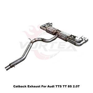 ระบบท่อไอเสียแบบวาล์ว Vortex SS304 สำหรับ Audi TTS TT 8S 2.0T ปี 2014-2024 ชุดแต่งเพิ่มสมรรถนะแบบติดตั้งได้โดยตรง - Product Image 3