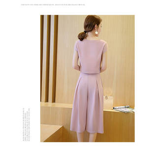 ชุดเดรส2ชิ้นสาวอวบ,ชุดกางเกงขากว้าง<span class=keywords><strong>2021</strong></span>กก. สำหรับสาวอ้วนใหม่ฤดูร้อนปี200 - Product Image 4