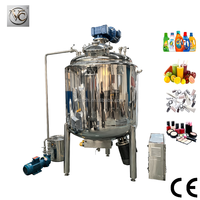 Machine de dispersion à haute vitesse FKJX, émulsifiant, homogénéisateur, cuves de mélange en acier inoxydable pour shampoing et détergent