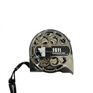 Fita Métrica de Aço Inoxidável Real de 5m 19mm, Direto da Fábrica, Impermeável e à Prova de Ferrugem, Régua Preta, Ferramenta de Medição - Product Image 1