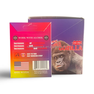 Diseño Gratuito Personalizado de Tiras Orales RHINO 69 para Mejoramiento Masculino, Caja de Exhibición de Cartón con Blister para Cápsulas Rhino Max Mints - Product Image 4