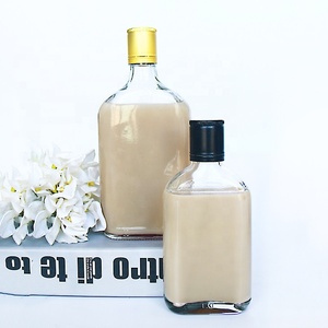 Botellas de Vidrio para <span class=keywords><strong>Licor</strong></span>, Whisky, Vodka, Ginebra, Vino y Tequila, Forma Plana, 120ml, 250ml, 500ml, con Tapa de Rosca - Product Image 3