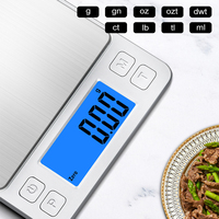 Balance de poche numérique J&R 1000g 0,01g à haute précision avec écran LCD rétroéclairé pour bijoux et cuisine