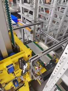 미니 자동 적재 스태커 크레인 소형 부품 보관함 보관 스택 선반 포함 최적화 보관 - Product Image 3